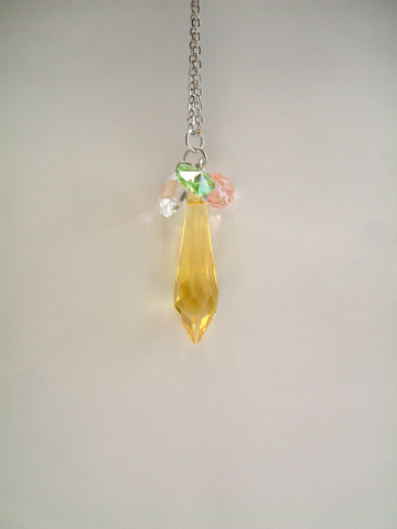 Chandelier Necklace #001 Yellow